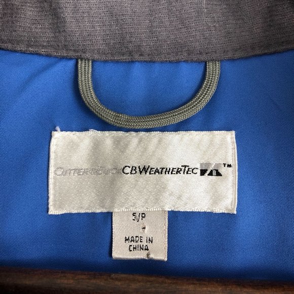 Cutter & Buck Women's Small Blue Grey The Coeur d'Alene Full Zip Golf Jacket - Picture 8 of 14